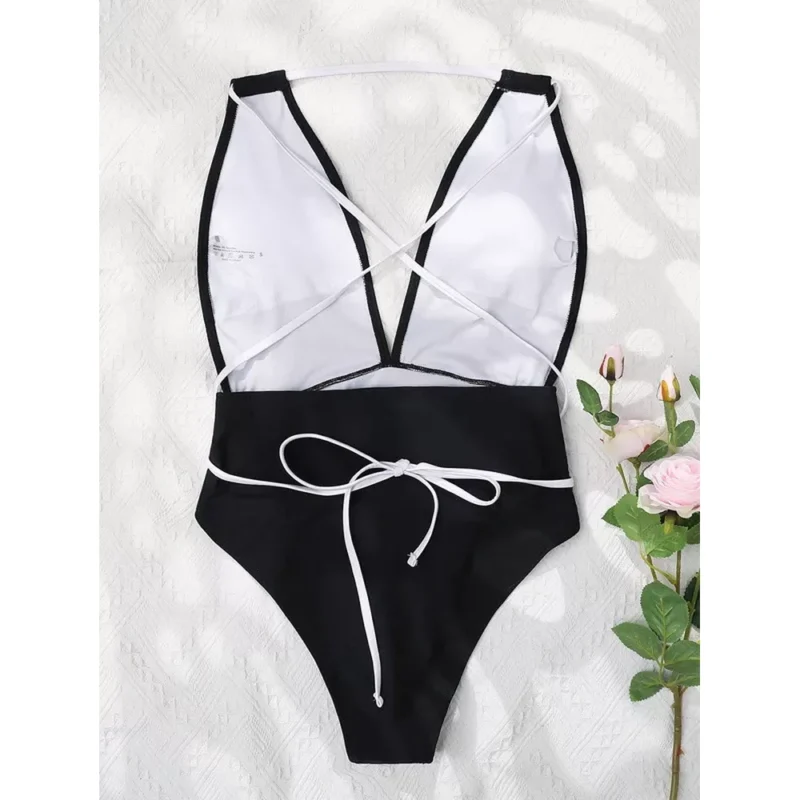 Costum de baie damă întreg Negru – FITINT 292 2025 4
