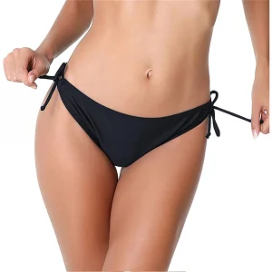 Slip costum de baie Bikini FITINT cu prindere laterala Negru 306 2023 21