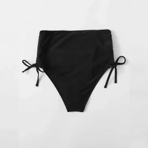Slip costum de baie Bikini FITINT cu prindere laterala Negru 306 2023 9