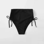 Slip dama brazilian cu talie inalta Negru 308 2025 12