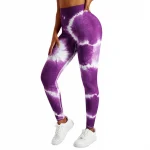 Colanți sport damă push-up talie înaltă Mov – FITINT 227 2025 17