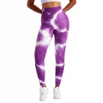 Colanți sport damă push-up talie înaltă Mov – FITINT 227 2025 15