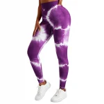 Colanți sport damă push-up talie înaltă Mov – FITINT 227 2025 23