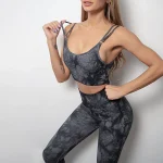 Bustieră sport damă material elastic Gri – FITINT 319 2025 5