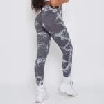 Colanți sport damă push-up talie înaltă Gri – FITINT 325 2025 25