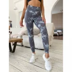 Colanți sport damă push-up talie înaltă Gri – FITINT 325 2025 27