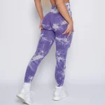 Colanți sport damă push-up talie înaltă Mov – FITINT 326 2025 17