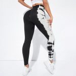 Colanți sport damă fără cusături push-up talie înaltă Negru – FITINT 327 2025 25
