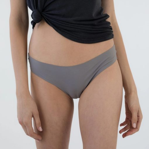 Chiloti tanga dama FITINT fara cusaturi Gri 334 2023 3
