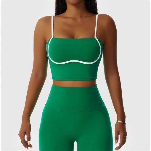 Bustiera sport dama FITINT Impact push up Verde 2023 1