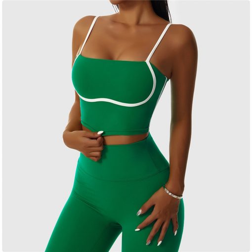 Bustiera sport dama FITINT Impact push up Verde 2023 5
