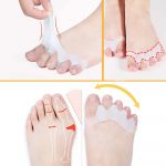 Corector ortopedic degete picioare copii - distantiere din silicon copii Hallux Valgus 2025 11