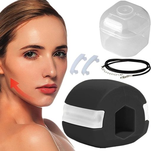 Guma pentru maxilar - Accesoriu pentru muschii faciali Silicon Gri 2023 1