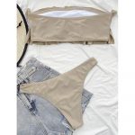 Costum de baie tip bandeau FITINT Vibe 2 piese Bej 2023 12