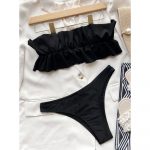 Costum de baie damă cu burete 2 piese Negru – FITINT 386 2025 10