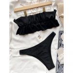 Costum de baie tip bandeau FITINT Vibe 2 piese Negru 2024 10