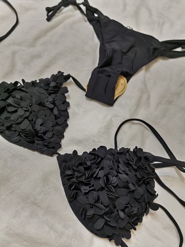 Costum de baie push up FITINT Celeste 2 piese bikini Negru 2023 14 Image #1 from Andra D.