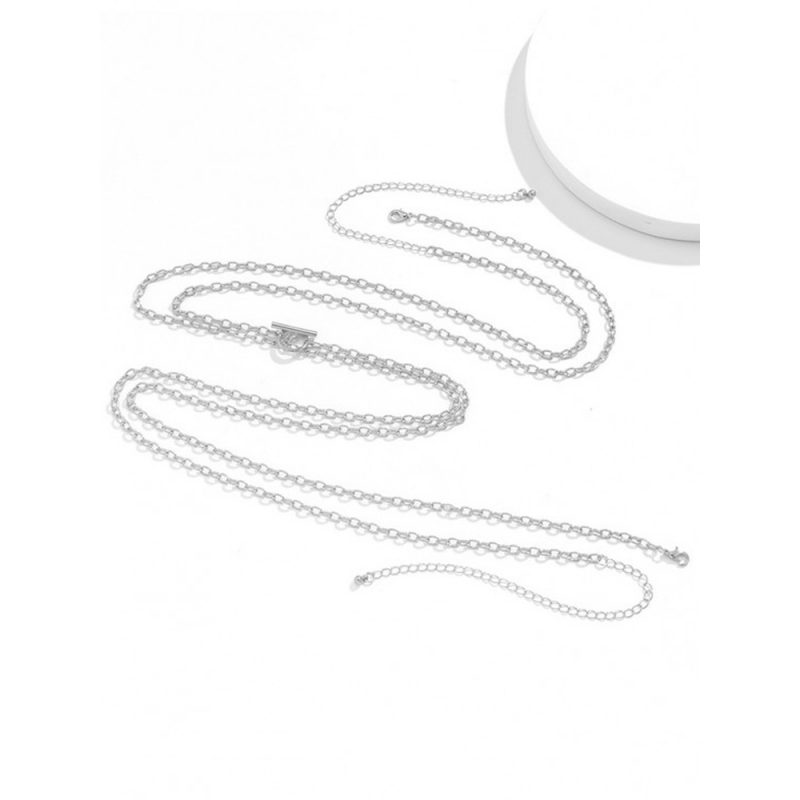 Body chain lung - lant de corp 356 damă Auriu argintiu FITINT 356 2025 7