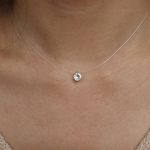 Colier Choker Dama Invizibil si Cristal Rotund 357 2025 18