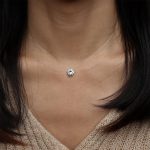 Colier Choker Dama Invizibil si Cristal Rotund 357 2025 8