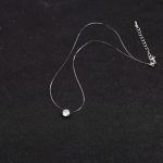 Colier Choker Dama Invizibil si Cristal Rotund 357 2025 14