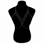Body chain dama - lant de corp 358 damă Auriu argintiu FITINT 358 2025 11