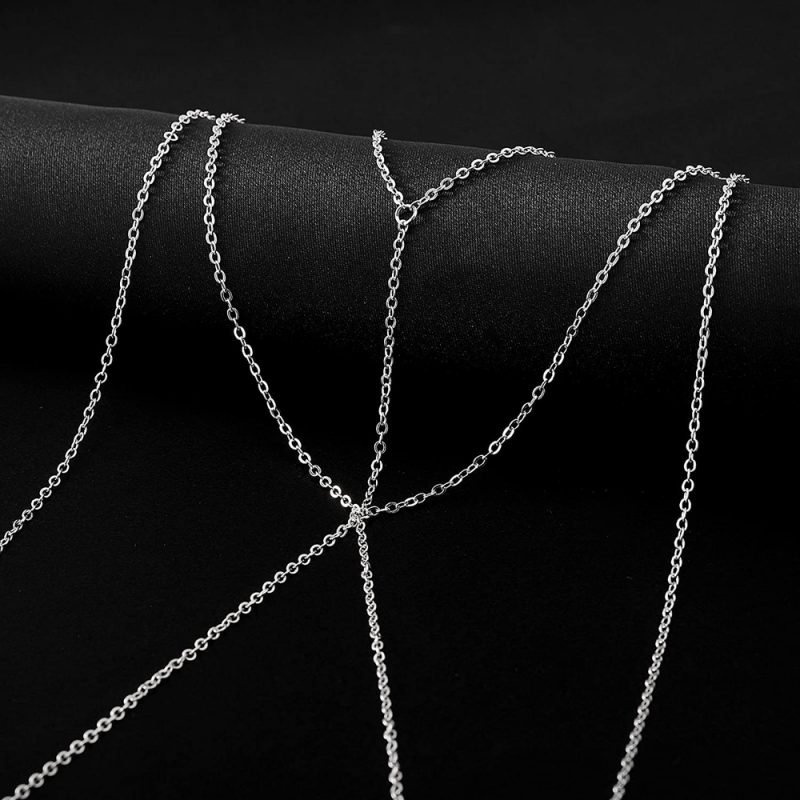 Body chain dama - lant de corp 358 damă Auriu argintiu FITINT 358 2025 5