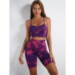 Colanți sport damă push-up talie înaltă Mov – FITINT 216 2025 21