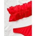 Costum de baie tip bandeau FITINT Vibe 2 piese Rosu 2024 24