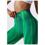 Colanti cu talie inalta FITINT Flame cu push up Verde 2023 12