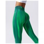 Colanti cu talie inalta FITINT Flame cu push up Verde 2023 16