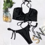 Costum de baie damă push-up Negru – FITINT 417 2025 18