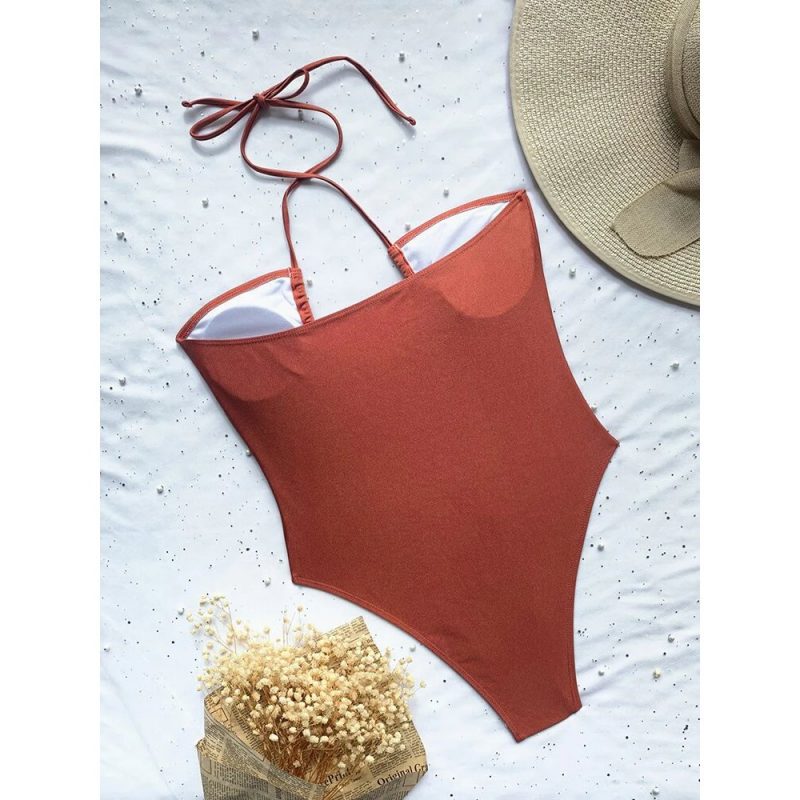 Costum de baie damă întreg Maro – FITINT 412 2025 2