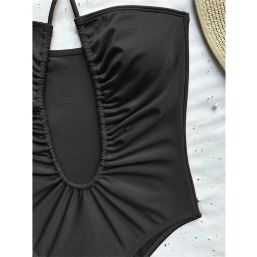 Costum de baie intreg push up FITINT Zephyr incretit Negru 2023 5