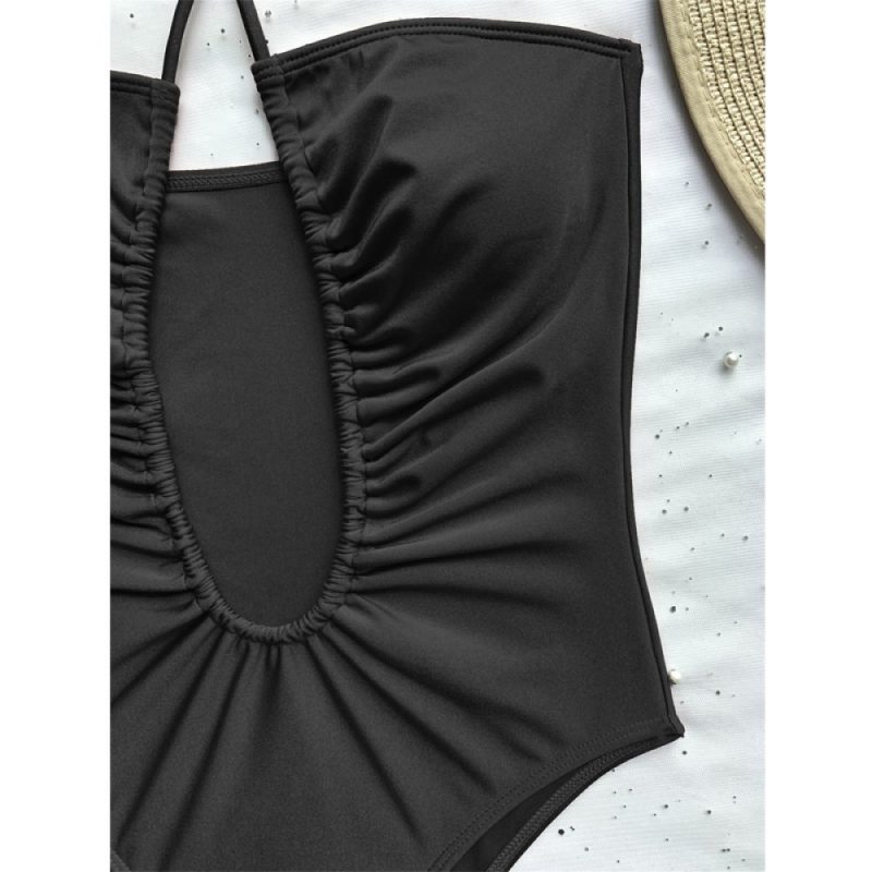 Costum de baie damă întreg Negru – FITINT 413 2025 5