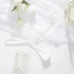 Chiloti dama tanga cu plasa albi 187 2025 7