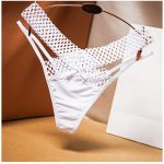 Chiloti dama tanga cu plasa albi 187 2025 9