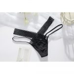 Chiloti dama tanga cu plasa negri 159 2025 20