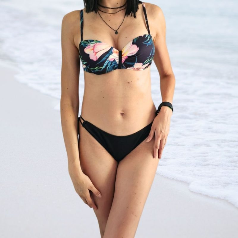 Costum de baie damă push-up Negru – FITINT 426 2025 1