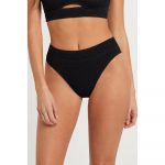 Costum de baie cu sutien tip bustiera FITINT Eliana cu slip talie inalta Negru 2024 14