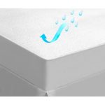 Husa pat Kotonia Home - 1 persoana, impermeabila, pentru saltea 90x200+20 cm, alba 2023 6