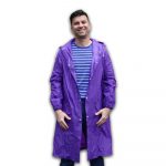 Pelerina de ploaie unisex FITINT impermeabila cu gluga Mov 2025 11