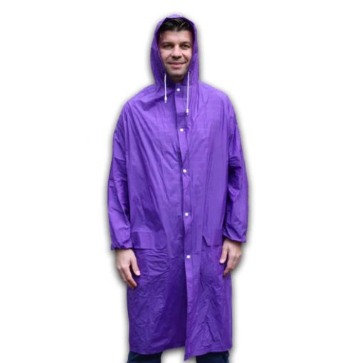 Pelerina de ploaie unisex FITINT impermeabila cu gluga Mov 2023 1