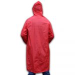 Pelerina de ploaie unisex FITINT impermeabila cu gluga Rosu 2025 9
