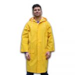 Pelerina de ploaie unisex FITINT Rainy cu gluga Galben 2025 18