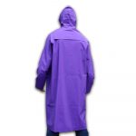 Pelerina de ploaie unisex FITINT Rainy cu gluga Mov 2025 9