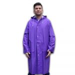 Pelerina de ploaie unisex FITINT Rainy cu gluga Mov 2025 7