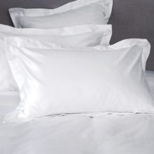 Lenjerie de pat Kotonia Home Hotel - 2 persoane, 100% bumbac, Damasc Saten - cearsaf de pat 220x240, husa pentru pilota 180x200 si 2 fete de perna 50x70 cm, latime dungi 1 cm 2023 3