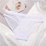 Chiloti dama cu talie inalta FITINT cu insertii de plasa Alb 145 2025 15