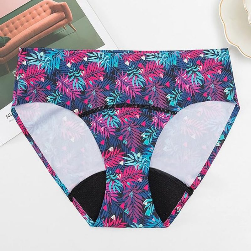 Chiloti menstruali impermeabili FITINT reutilizabili cu absorbtie rapida Multicolor 2025 6